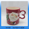 Santa Design Ceramic Christmas Mug for Promotion